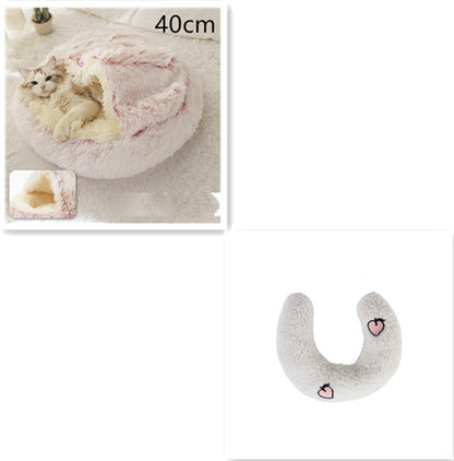 2-in-1 Plush SuperSoft Pet Bed for Dogs & Cats - GFMR TradeWorks