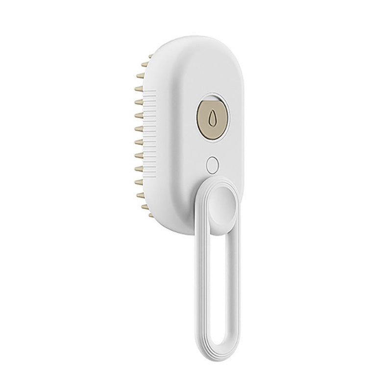 3-in-1 Electric Steam Pet Brush — Hair Removal, Grooming, and Massage for Cats & Dogs - GFMR TradeWorks