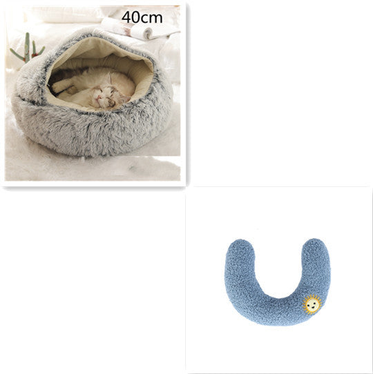 2-in-1 Plush SuperSoft Pet Bed for Dogs & Cats - GFMR TradeWorks