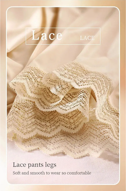 Women’s Lace Ice-Silk Shorts | Soft, Breathable & Stylish Comfort Wear for Home & Daily Outings