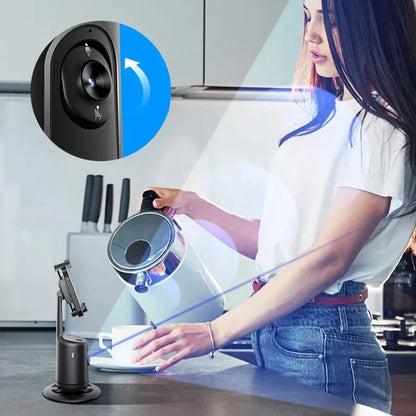 360° AI Auto Face Tracking Gimbal – Smart Vlogging & Live Streaming Stabilizer - GFMR TradeWorks
