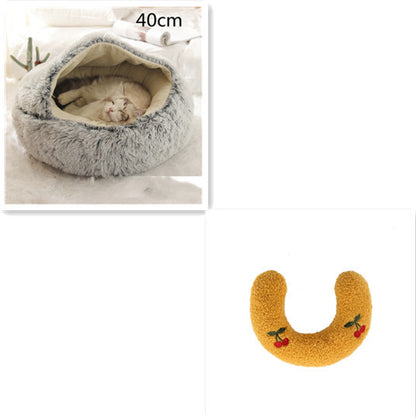 2-in-1 Plush SuperSoft Pet Bed for Dogs & Cats - GFMR TradeWorks