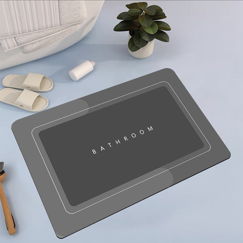 Quick-Dry Bathroom Mat for Instant Comfort and Clean Floors