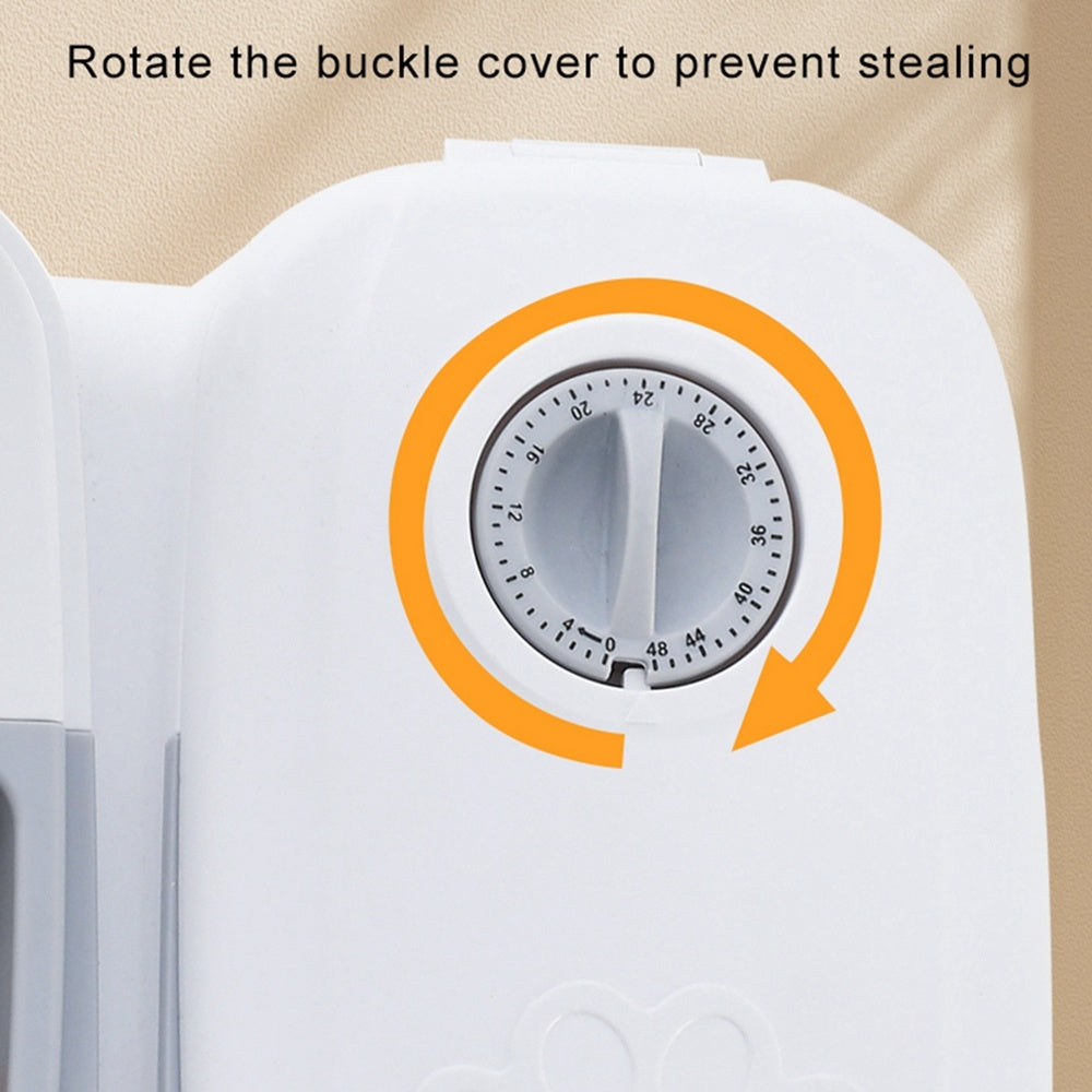 Smart Automatic Pet Feeder with Timer & Stainless Steel Bowl — Perfect for Cats & Dogs
