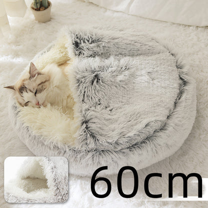 2-in-1 Plush SuperSoft Pet Bed for Dogs & Cats - GFMR TradeWorks