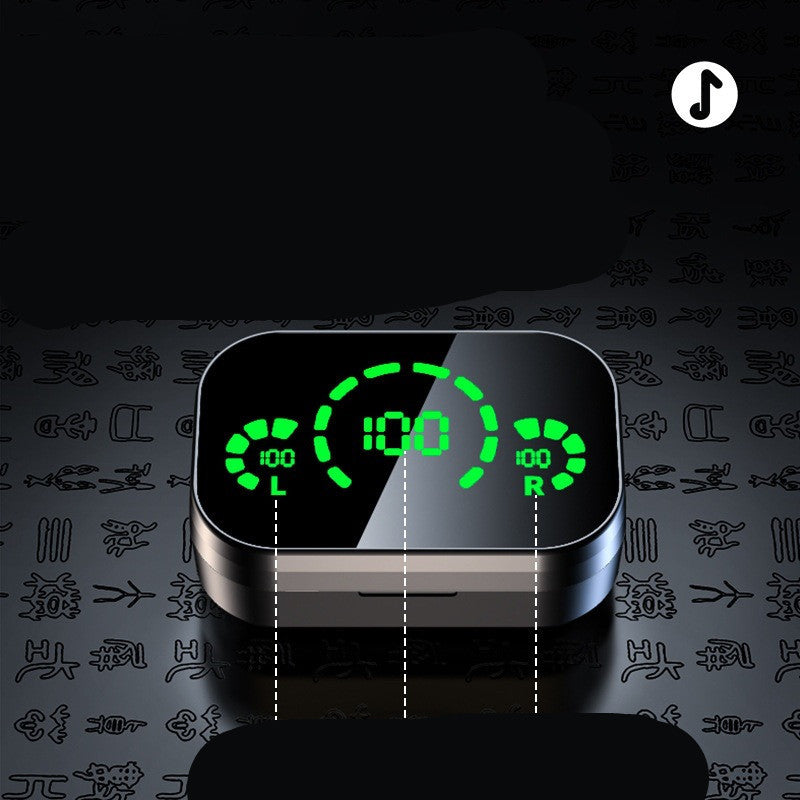 Wireless Bluetooth-compatible Headset TWS Large Screen Smart Digital Display In Ear Breathing Light - GFMR TradeWorks