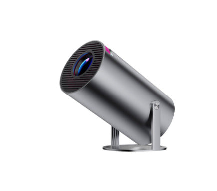 Compact Portable Projector – 180° Wide-Angle Auto-Focus Home Theater Cinema