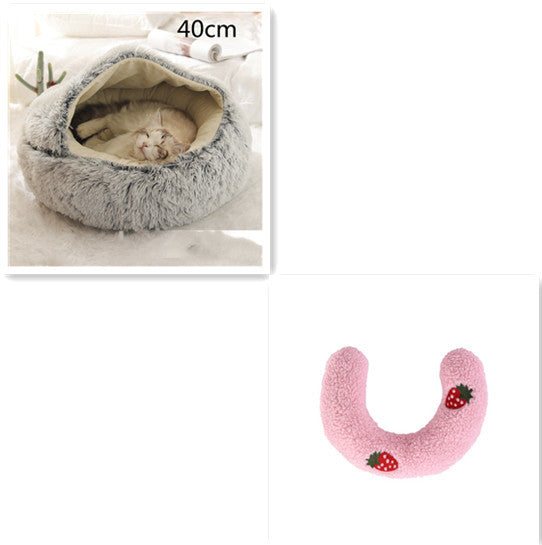 2-in-1 Plush SuperSoft Pet Bed for Dogs & Cats - GFMR TradeWorks