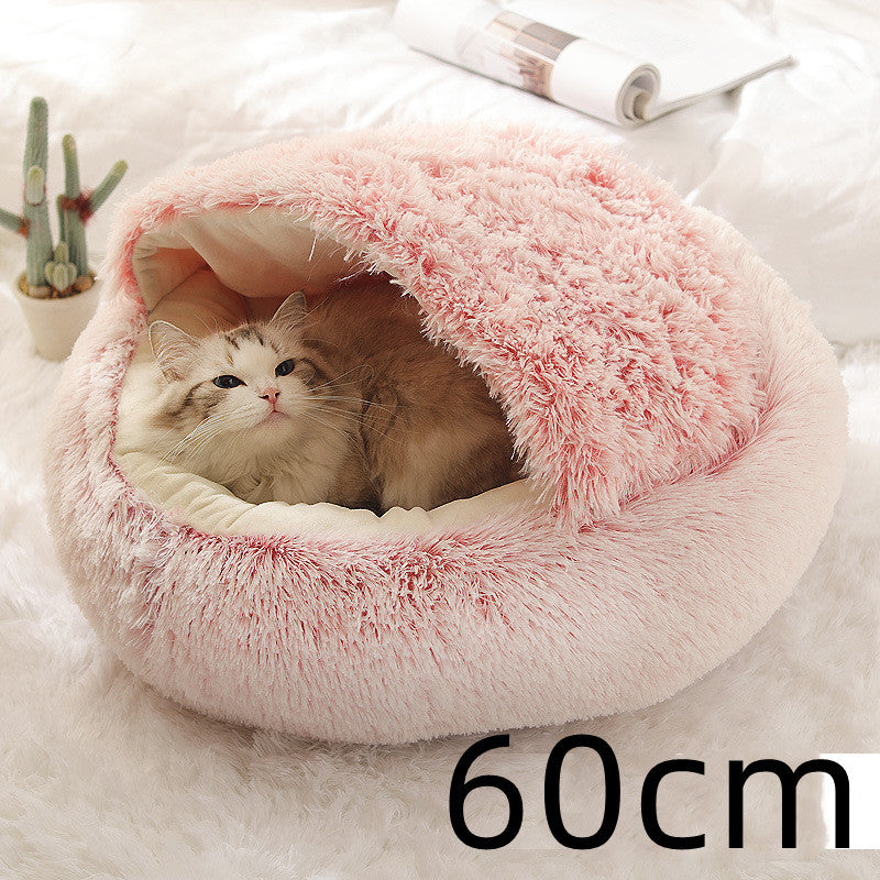 2-in-1 Plush SuperSoft Pet Bed for Dogs & Cats - GFMR TradeWorks