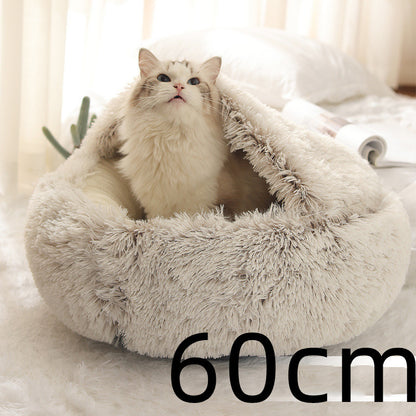2-in-1 Plush SuperSoft Pet Bed for Dogs & Cats - GFMR TradeWorks
