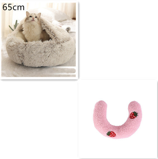 2-in-1 Plush SuperSoft Pet Bed for Dogs & Cats - GFMR TradeWorks