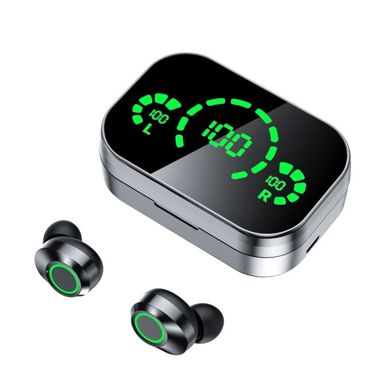 Wireless Bluetooth-compatible Headset TWS Large Screen Smart Digital Display In Ear Breathing Light - GFMR TradeWorks