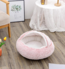 2-in-1 Plush SuperSoft Pet Bed for Dogs & Cats - GFMR TradeWorks