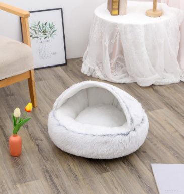 2-in-1 Plush SuperSoft Pet Bed for Dogs & Cats - GFMR TradeWorks