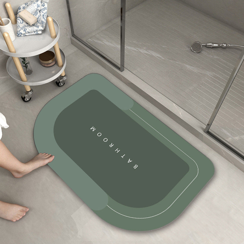 Quick-Dry Bathroom Mat for Instant Comfort and Clean Floors