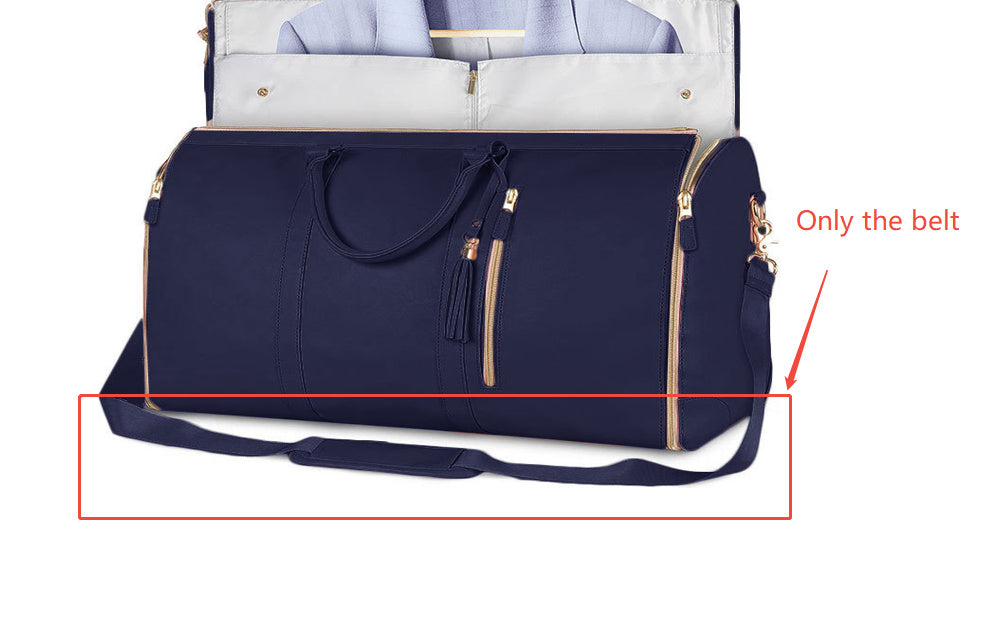 Large Capacity Foldable Travel Duffle Bag — Women’s Waterproof Handbag & Suit Tote