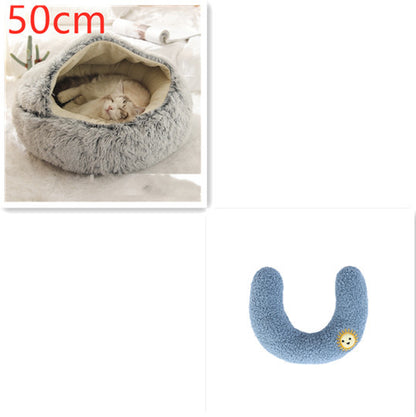 2-in-1 Plush SuperSoft Pet Bed for Dogs & Cats - GFMR TradeWorks