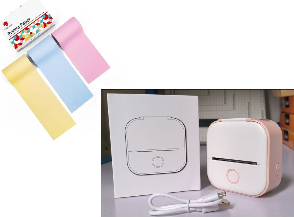 Pocket-Sized Bluetooth Thermal Printer – Print Labels & Photos Instantly!