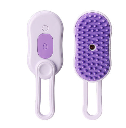 3-in-1 Electric Steam Pet Brush — Hair Removal, Grooming, and Massage for Cats & Dogs - GFMR TradeWorks