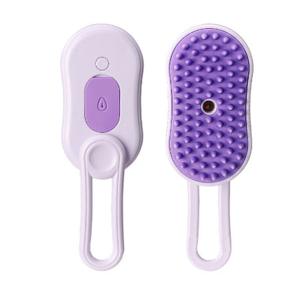 3-in-1 Electric Steam Pet Brush — Hair Removal, Grooming, and Massage for Cats & Dogs - GFMR TradeWorks