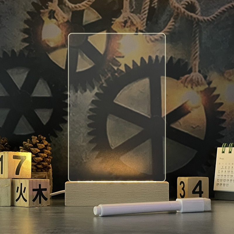 Creative LED Message Lamp with Pen – Perfect Gift & Home Decoration Night Light