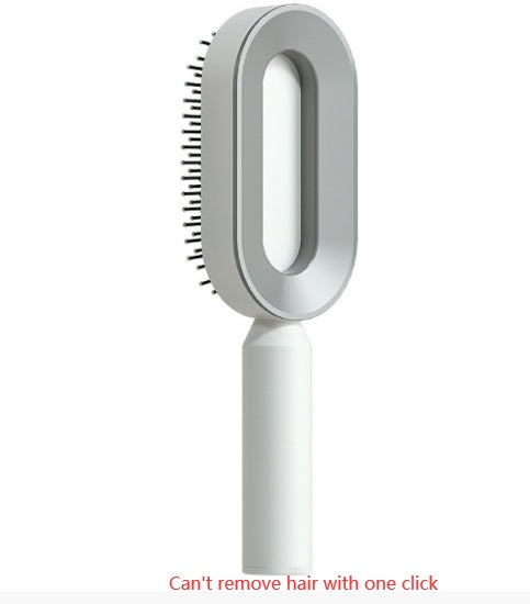 Self-Cleaning Hair Brush for Women — One-Key Hair Removal & Scalp Massage - GFMR TradeWorks