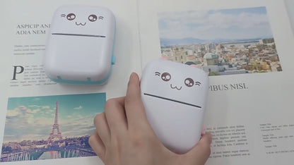 Mini Portable Bluetooth & WiFi Printer – Instant Photo, Note & Error Label Printing for Students!