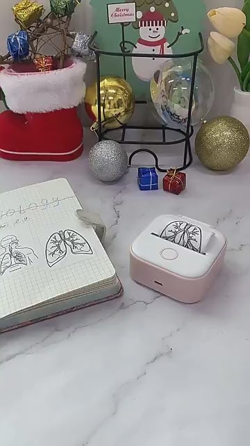 Pocket-Sized Bluetooth Thermal Printer – Print Labels & Photos Instantly!